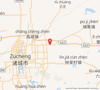 Map of Xinxing, Shandong