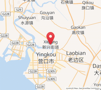 Map of Xinxing, Liaoning