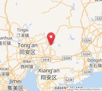Map of Xinxu, Fujian