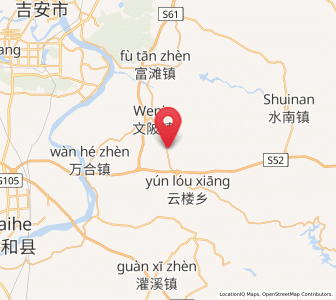 Map of Xinxu, Jiangxi