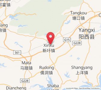 Map of Xinxu, Guangdong