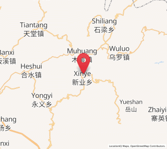 Map of Xinye, Guizhou