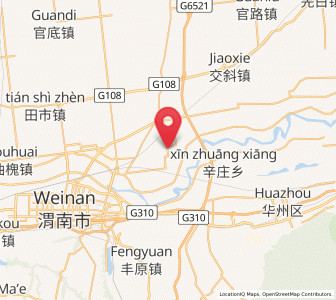 Map of Xinyi, Shaanxi