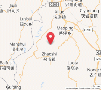 Map of Xinzhaipo, Hunan