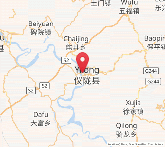 Map of Xinzheng, Sichuan