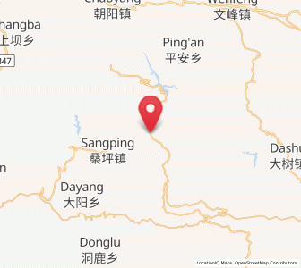 Map of Xinzheng, Chongqing