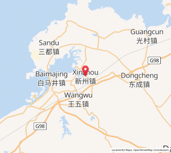 Map of Xinzhou, Hainan