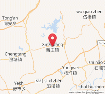 Map of Xinzhuang, Jiangxi