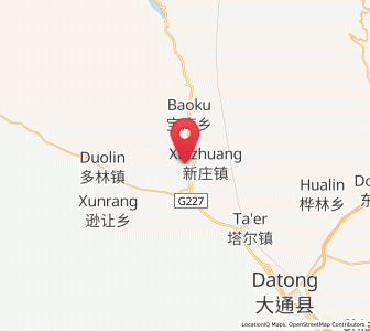 Map of Xinzhuang, Qinghai
