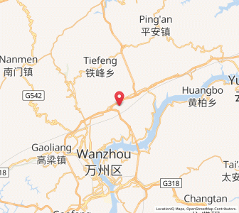 Map of Xiongjia, Chongqing