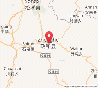 Map of Xiongshan, Fujian