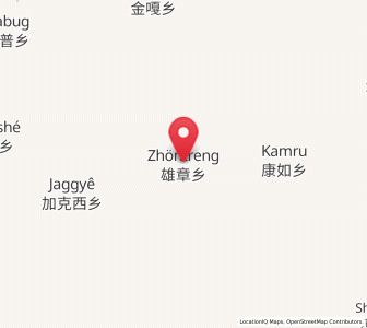 Map of Xiongzhang, Tibet