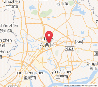 Map of Xiongzhou, Jiangsu