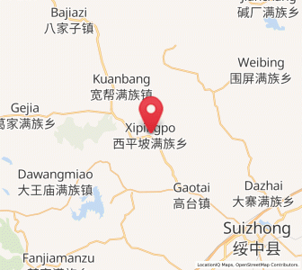 Map of Xipingpo, Liaoning