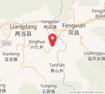 Map of Xipo, Gansu