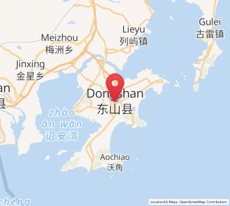 Map of Xipu, Fujian