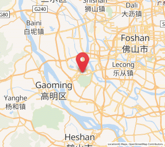 Map of Xiqiao, Guangdong
