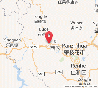 Map of Xiqu, Sichuan
