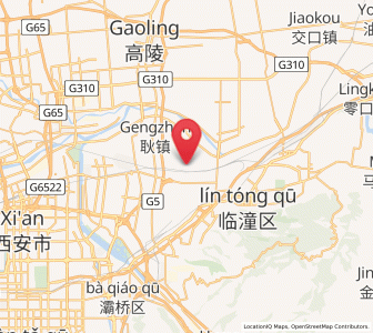 Map of Xiquan, Shaanxi
