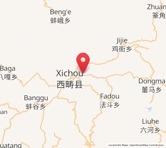 Map of Xisa, Yunnan