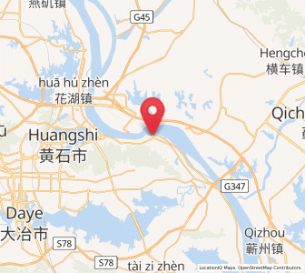 Map of Xisaishan, Hubei