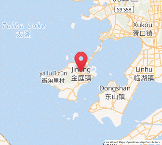 Map of Xishan, Jiangsu