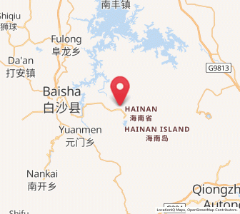 Map of Xishui, Hainan