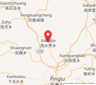 Map of Xishuijie, Shanxi