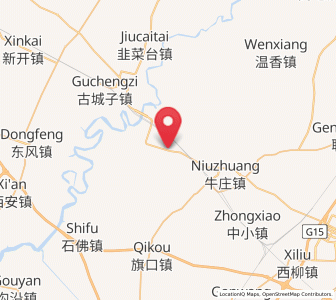 Map of Xisi, Liaoning