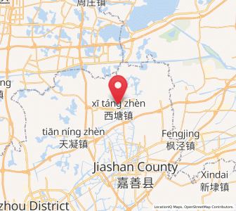 Map of Xitang, Zhejiang