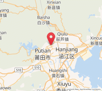 Map of Xitianwei, Fujian