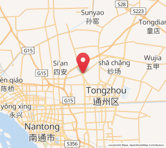 Map of Xiting, Jiangsu