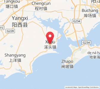 Map of Xitou, Guangdong