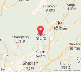 Map of Xitou, Anhui