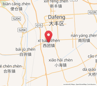 Map of Xituan, Jiangsu