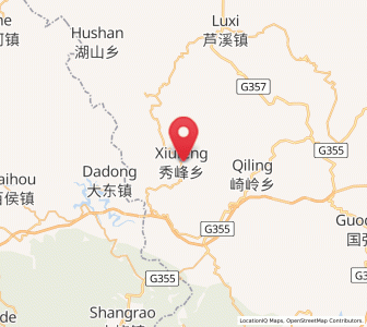 Map of Xiufeng, Fujian