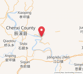 Map of Xiuxi, Hunan