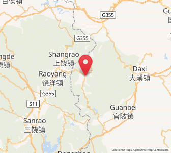 Map of Xiuzhuan, Fujian
