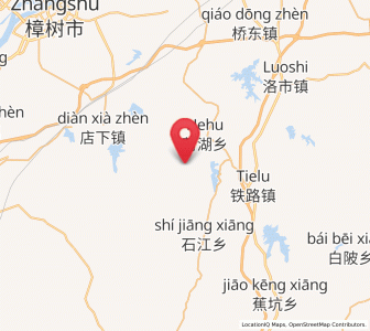 Map of Xiwang, Jiangxi