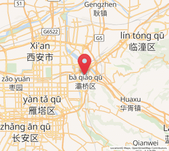 Map of Xiwang, Shaanxi