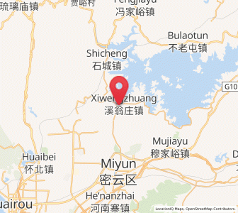 Map of Xiwengzhuang, Beijing