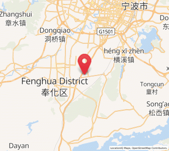 Map of Xiwu, Zhejiang