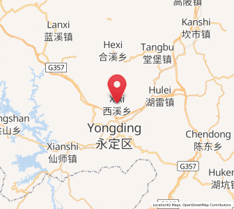 Map of Xixi, Fujian