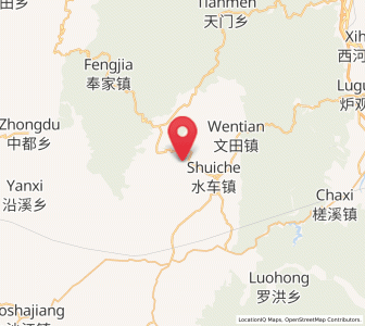 Map of Xixi, Hunan