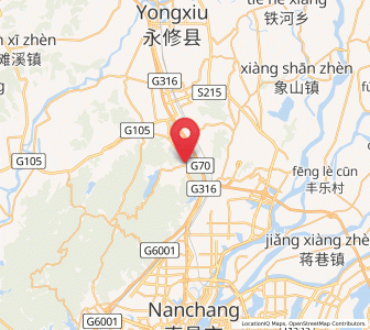Map of Xixia, Jiangxi