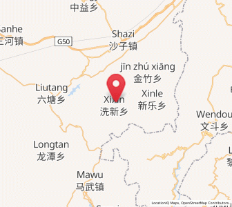 Map of Xixin, Chongqing