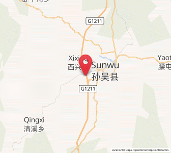 Map of Xixing, Heilongjiang