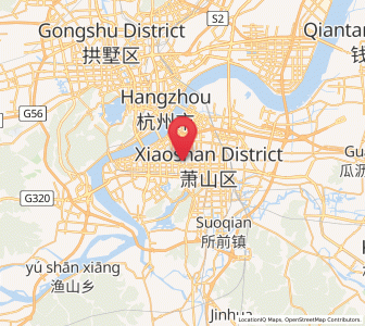 Map of Xixing, Zhejiang