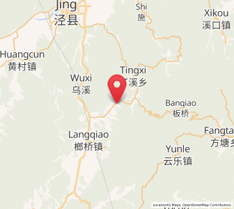 Map of Xiyang, Anhui