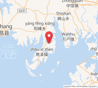 Map of Xiyuan, Jiangxi